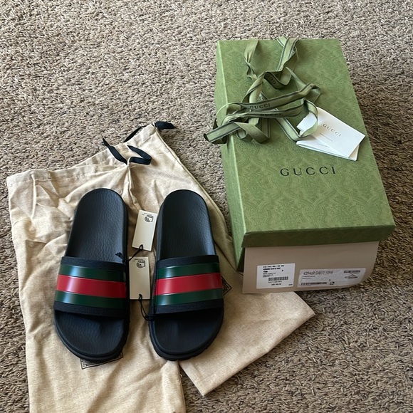 Gucci Web Sandals - Picture 2 of 11